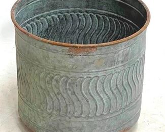 4027 - Metal Planter Bucket - 13 x 14.5
