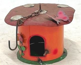 4053 - Garden Decorative Metal Birdhouse 11 x 11 x 8
