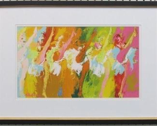 9029 - Can Can giclee by Leroy Neiman 24.5 x 17.5
