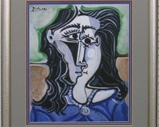 9033 - Lure of Montmartre giclee by Pablo Picasso 22 x 25
