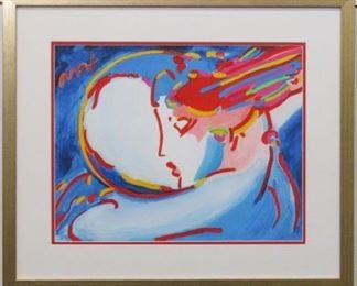 9034 - Peace by the Year giclee by Peter Max 25.5 x 21.5
