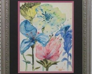 9044 - Fluers giclee by Salvador Dali 24.5 x 29
