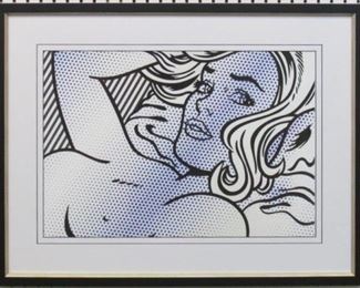 9061 - Seductive Girl giclee by Roy Lichtenstein 27.5 x 21.5
