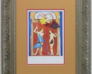 9075 - The Judgement print by Salvador Dali 15.5 x 18
