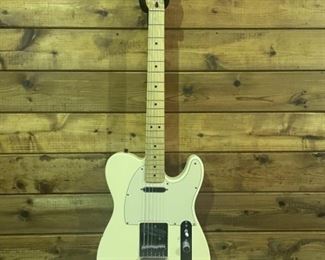 Fender Telecaster MZ4202641 Electric Guitar with hard case body has minor chips in top painting see pictures