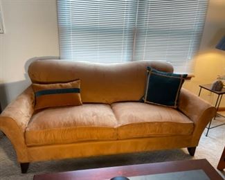 Custom made sofa with  kiln dried hardwood frame 