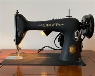 Vintage singer sewing table