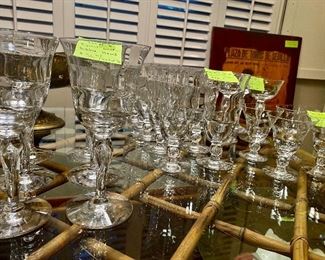Pretty vintage glassware