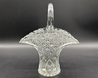 Vintage LE Smith Crystal Hat Vase