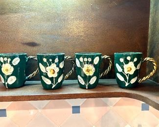 Hand Painted Mugs Made in Italy