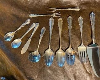 Wallace Sterling Serving Pieces Shenandoah - All sterling is stored offsite