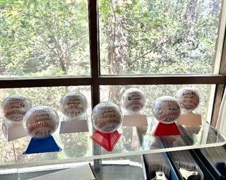 Vintage Stamped Souvenir Baseballs