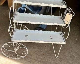 Vintage Plant Cart