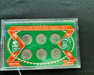 American Frontier Nickel Indian Head Buffalo