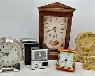 Clocks, Some Vintage By Liverpool, Swania, New In Box Crystron & More
Lot #: 89