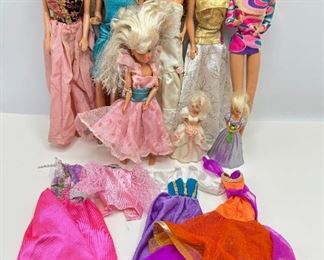 8 Vintage Barbie Dolls In Used Condition With Extra Clothing
Lot #: 96