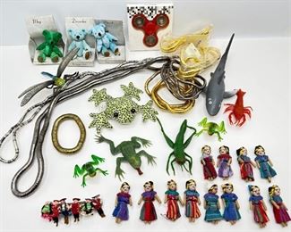 Over 30 Worry Dolls, Mini Teddy Bears, Plastic Bugs, Therapeutic Manipulatives & More
Lot #: 131