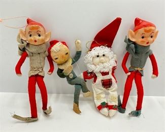 Santa & 15 Elves In Christmas Decorated Tin Box
Lot #: 62