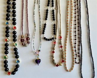 
8 Beaded Necklaces, Mostly Vintage
Lot #: 110