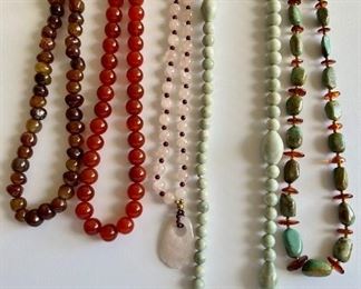 5 Natural Stone Necklaces
Lot #: 75