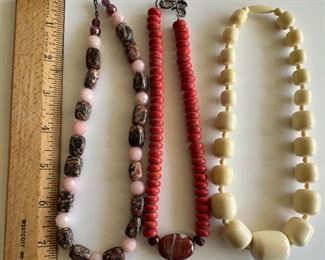 6 Natural Stone Necklaces
Lot #: 74
