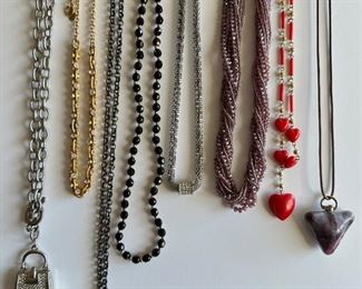8 Necklaces Including Catherine Popesco, France, Many Vintage
Lot #: 118