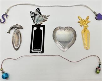 6 Book Marks Including 2 Sterling Silver Marked 925
Lot #: 99