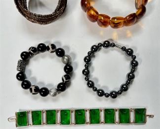 6 Bracelets, Some Vintage
Lot #: 122