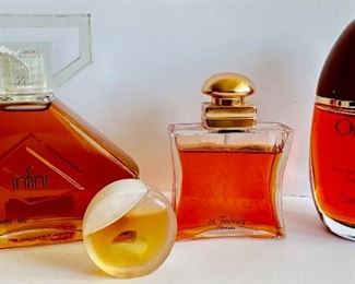 Hermes 24 Faubourg, Obsession, Infiniti & Sensations Perfumes, Some Vintage, Barley Used
Lot #: 15