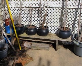 Plastic kettle pots & miscellaneous