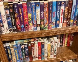 Hundreds of vhs and dvd movies 