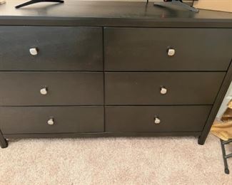 Wood 6 Drawer Dresser