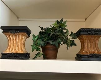 Pair of candle stick holders