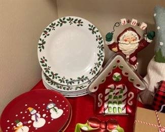 Royal Norfolk Christmas Dinner Plate Holly Berries 