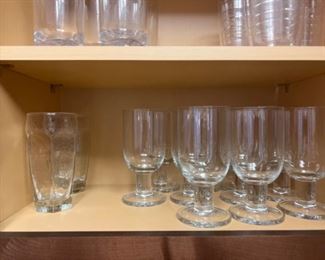 10 water glasses