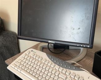 Dell computer and keyboard