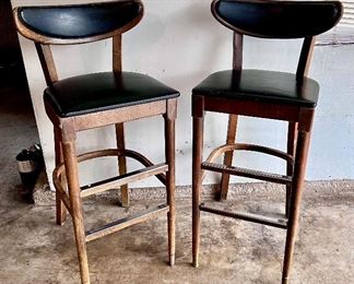 MCM Mid Century Modern Barstools by Duro Chrome Corp