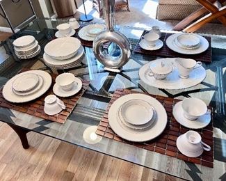 White Dinnerware / China Set