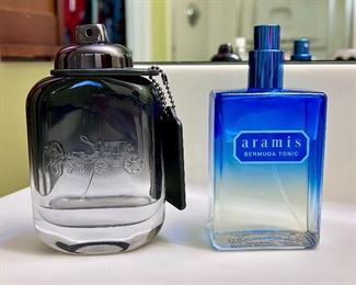 Aramis and Coach cologne