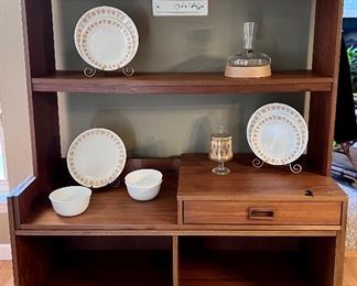 Mid century, modern modular bar / bookcase