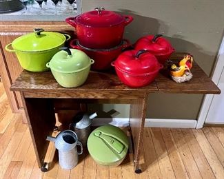 Newer and Vintage Cast Iron Dutch Ovens