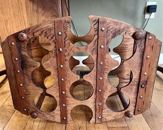 Retro Wine Cask Wine Rack