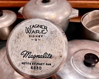 Vintage Wagner Ware Sidney-O Magnalite Pots and Pans Cookware Set