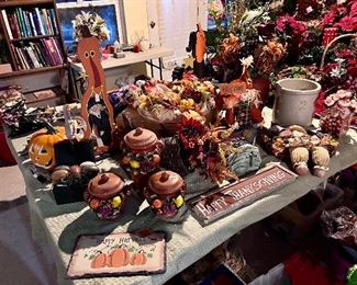 Fall and Halloween decor