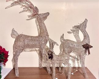Lighted reindeer