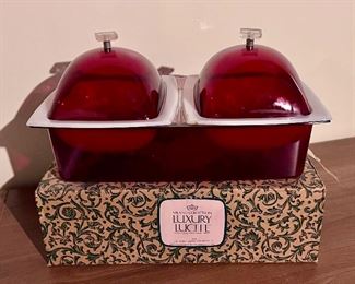 Mid Century Modern Lucite Serving Tray