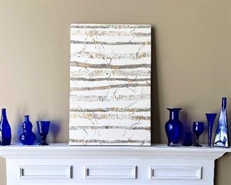 Cobalt Glassware and Art