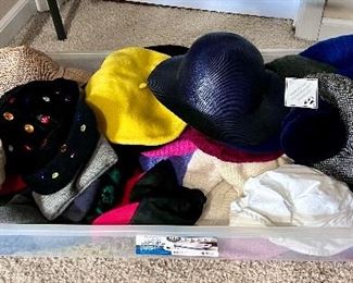 Vintage and new hats