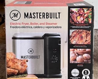 New in box masterbuilt electric fryer, boiler and steamer