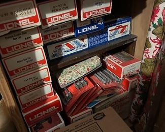 unopened Lionel trains